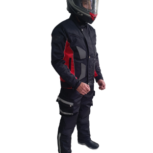 Traje antifricción para motociclista - Urban Crimson