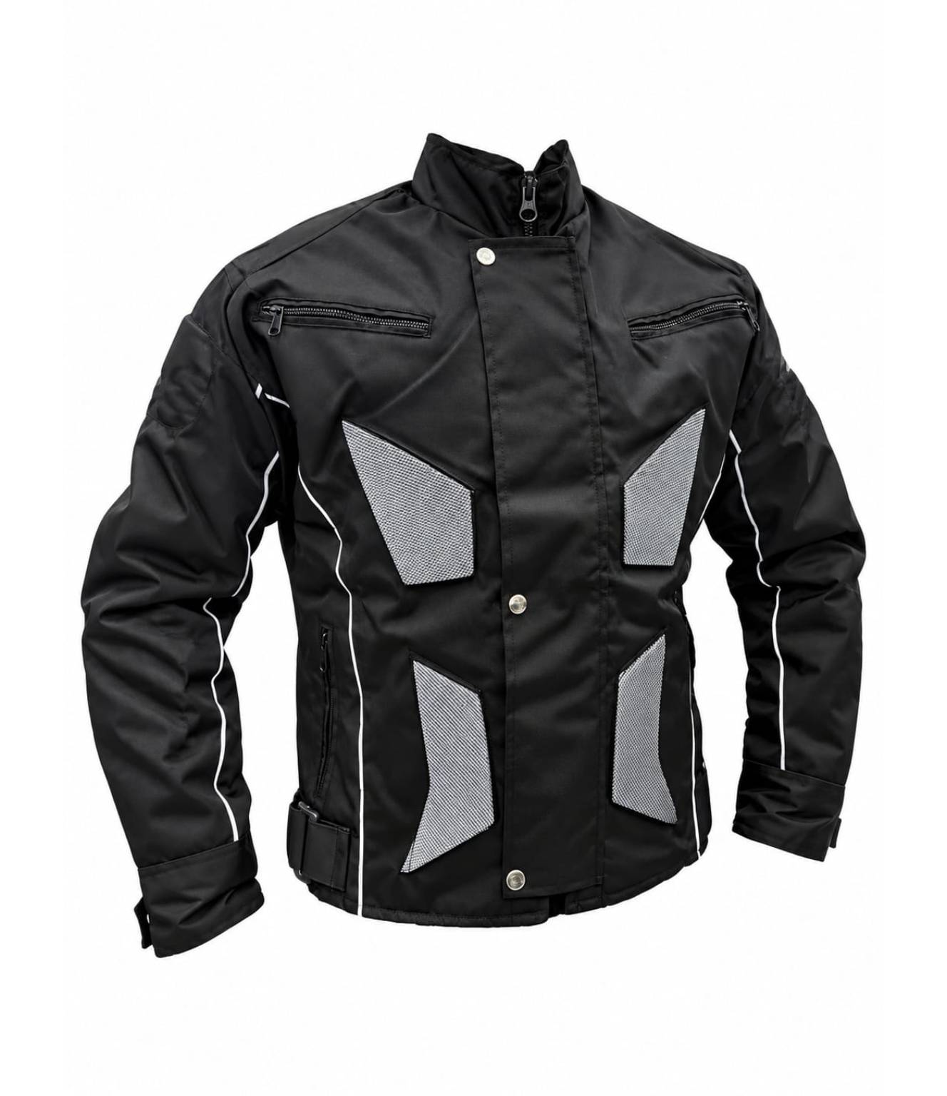 Traje antifricción para motociclista - Urban Black - Imagen 4