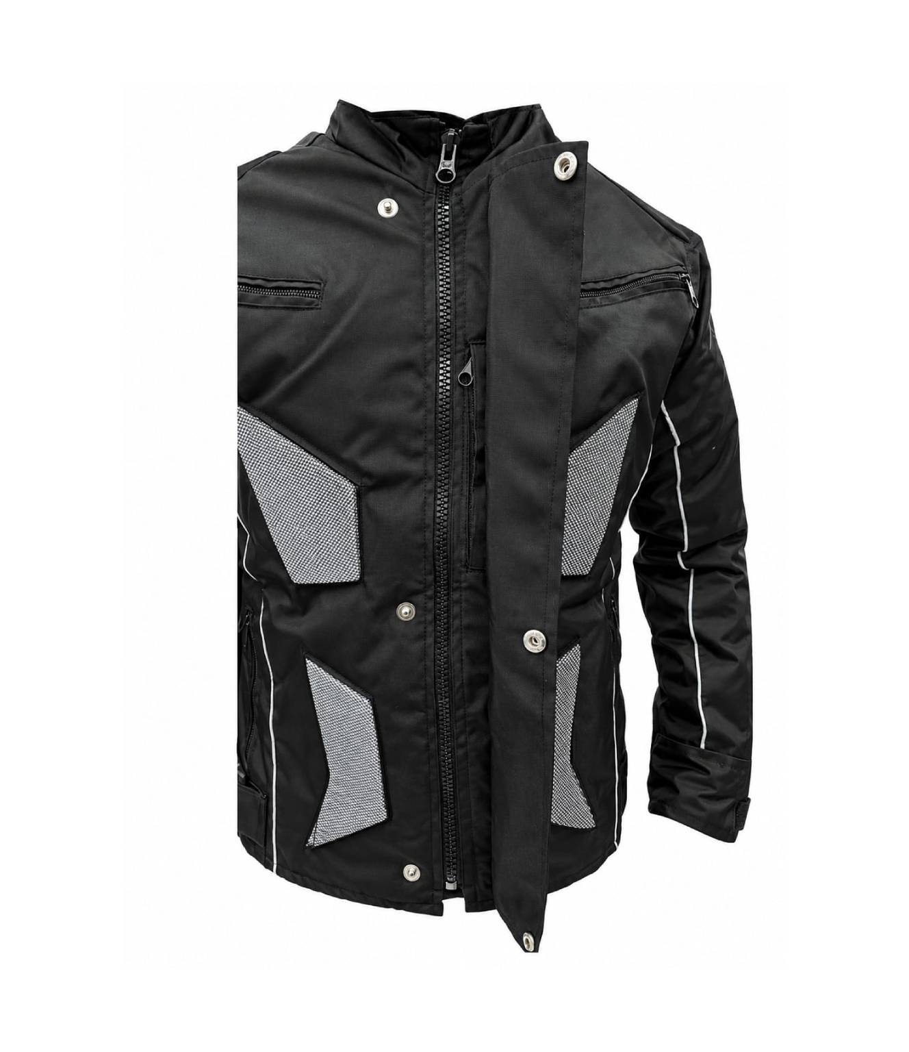 Traje antifricción para motociclista - Urban Black - Imagen 6