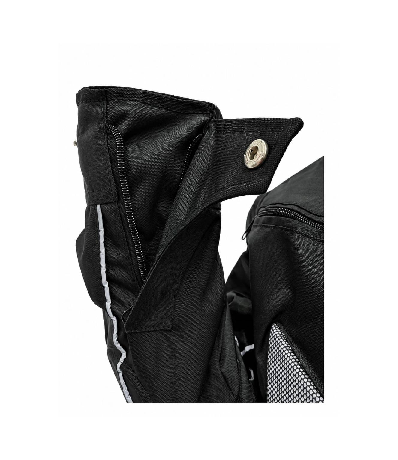 Traje antifricción para motociclista - Urban Black - Imagen 7