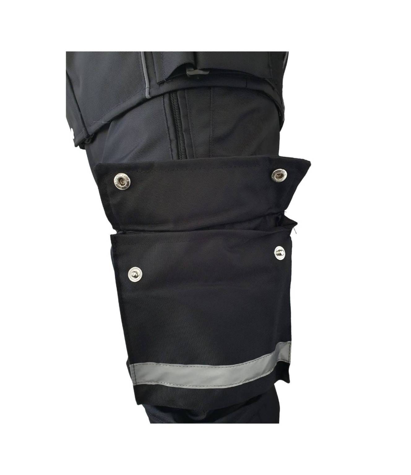 Traje antifricción para motociclista - Urban Black - Imagen 13