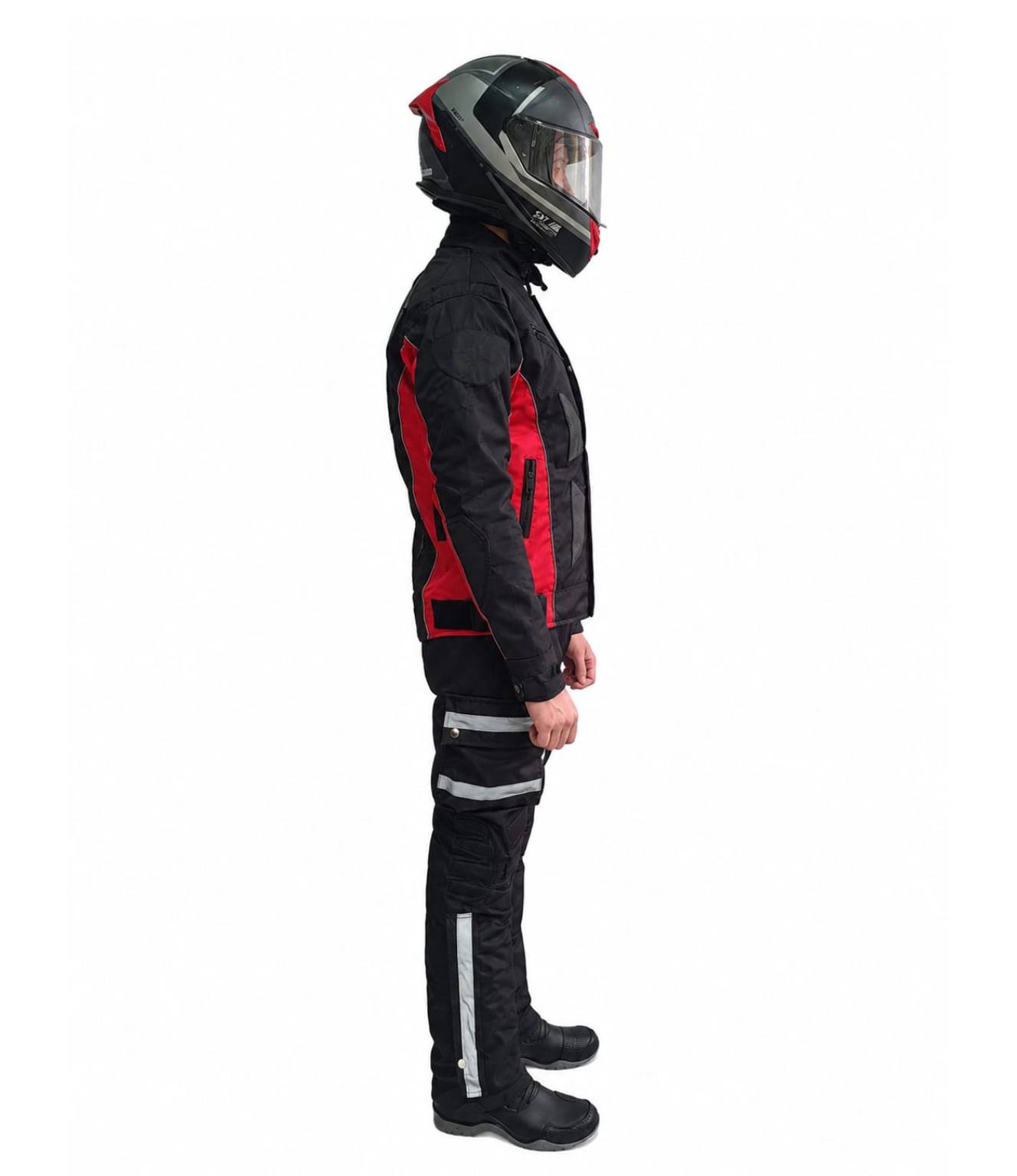 Traje antifricción para motociclista - Urban Crimson - Imagen 2