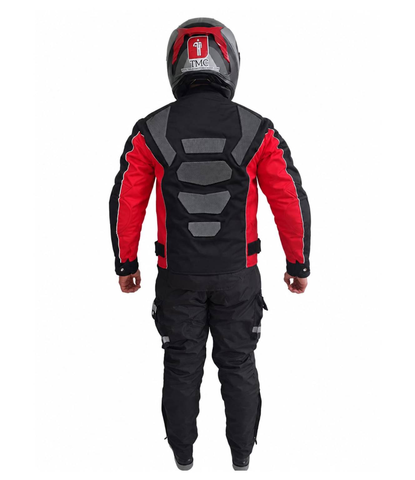 Traje antifricción para motociclista - Urban Crimson - Imagen 3