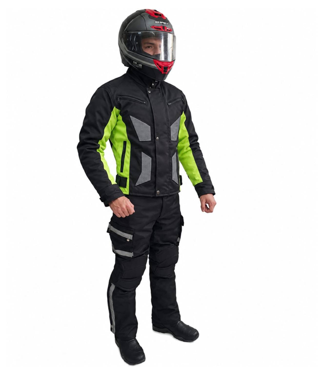 Traje antifricción para motociclista - Urban Neon