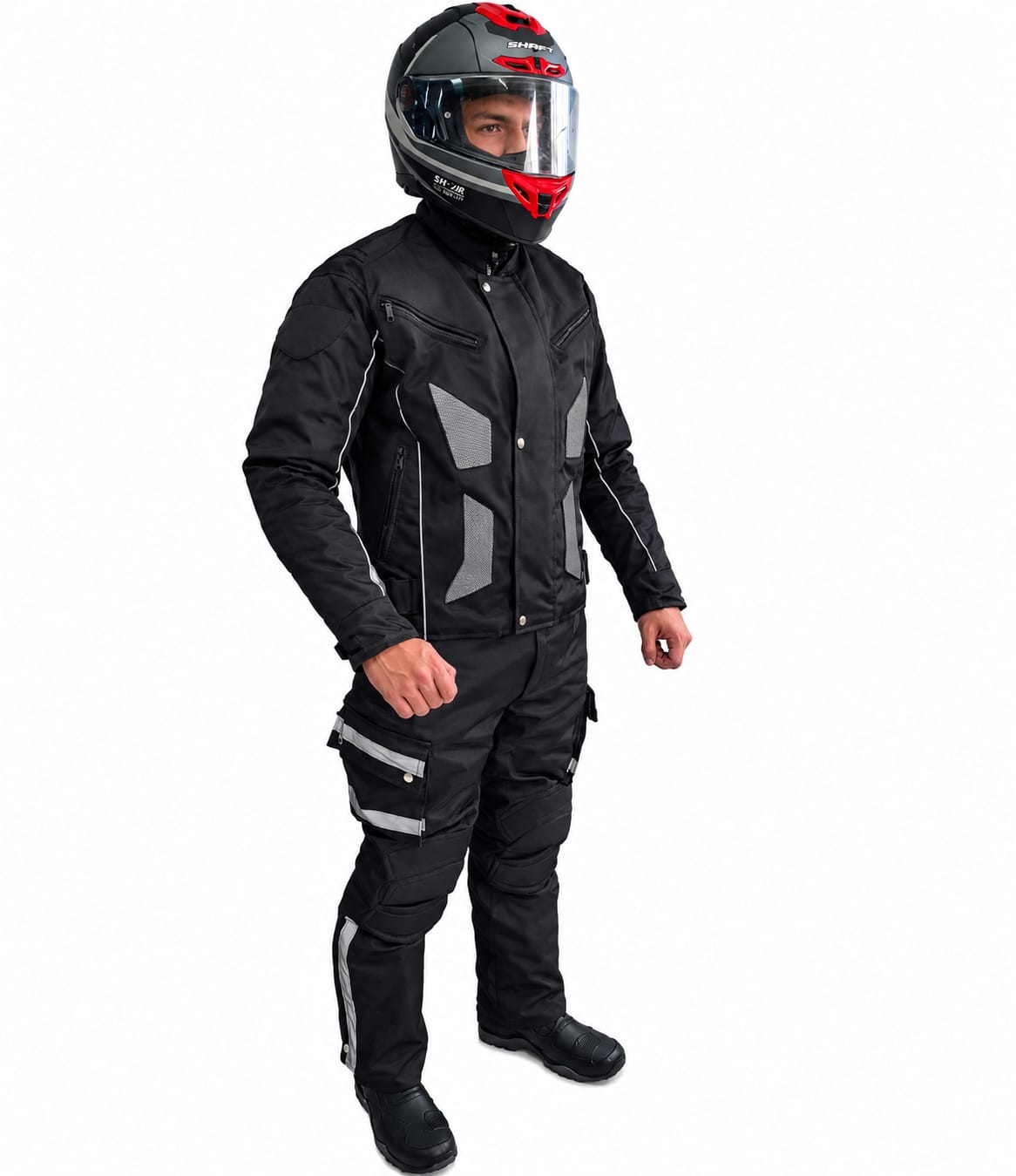 Traje antifricción para motociclista - Urban Black