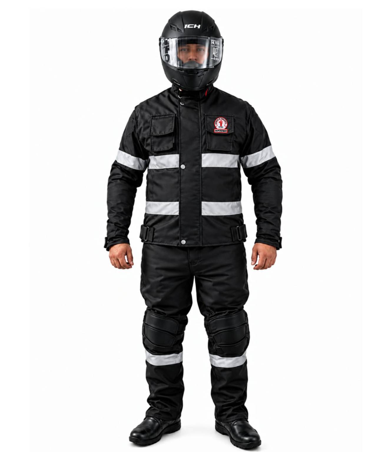 Traje antifricción para motociclista Norma Supervigilancia - HTR 600 - Imagen 2